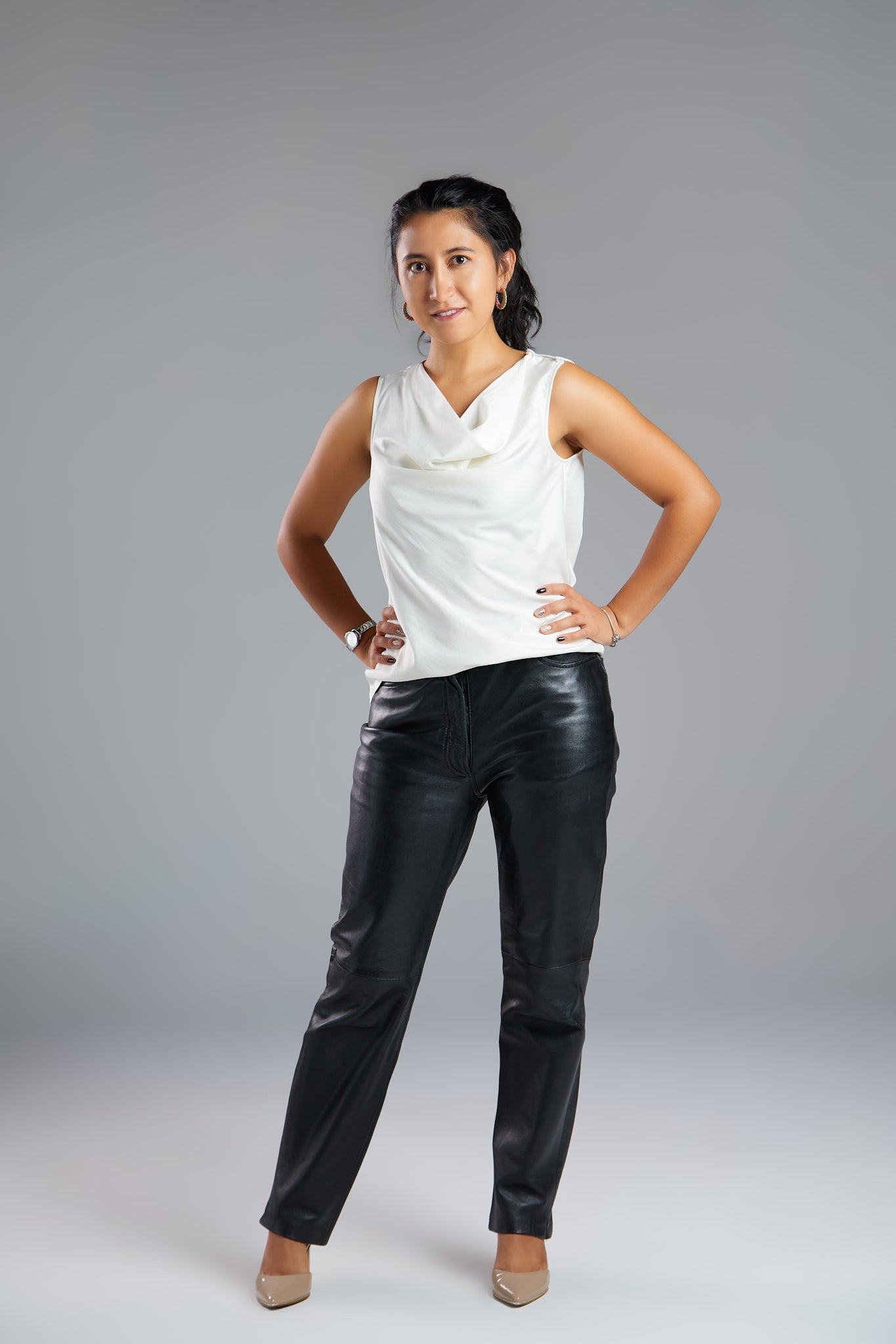 Women's sleeveless top with effortless drape and soft luxurious feel. Its unique Cupro-Cotton composition ensures perfect for all-day wear.